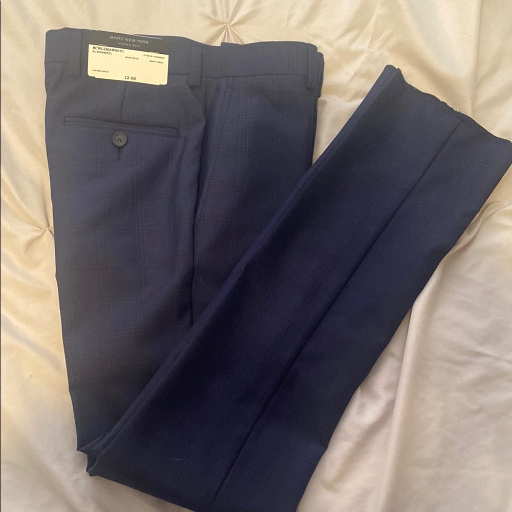 Marc New York Kids Formal Pants - Navy